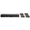 Extensor matriz HDMI 4K60 Lindy 70m Cat.6 4x4, 3840 x 2160 píxeis, transmissor e recetor AV, 70 m, com fios, preto, HDCP