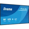 Ecrã plano de sinalização digital IIYAMA LH8664UHS-B3AG — 85,6 polegadas (2,17 m) 3840x2160 4K IPS, 450 cd/m², Wi‑Fi, Android, 24/7, preto