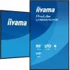 Ecrã plano de sinalização digital IIYAMA LH8664UHS-B3AG — 85,6 polegadas (2,17 m) 3840x2160 4K IPS, 450 cd/m², Wi‑Fi, Android, 24/7, preto