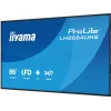 Ecrã plano de sinalização digital IIYAMA LH8664UHS-B3AG — 85,6 polegadas (2,17 m) 3840x2160 4K IPS, 450 cd/m², Wi‑Fi, Android, 24/7, preto