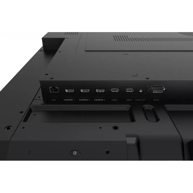 Ecrã plano de sinalização digital IIYAMA LH8664UHS-B3AG — 85,6 polegadas (2,17 m) 3840x2160 4K IPS, 450 cd/m², Wi‑Fi, Android, 24/7, preto