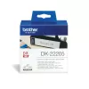Etiqueta contínua Brother DK22205 preto sobre branco 6,2 cm x 30,48 m