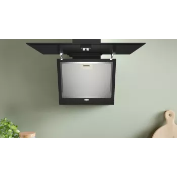 Exaustor Bosch Serie 2 DWK65DK60 montagem na parede preto 430 m³/h