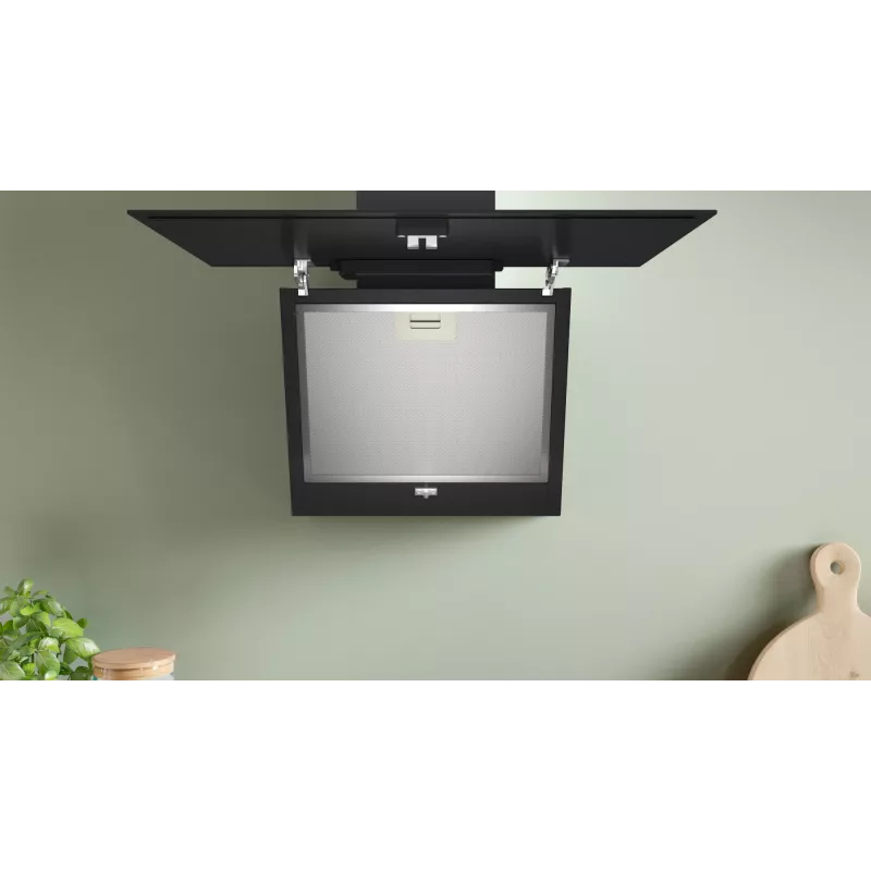 Exaustor Bosch Serie 2 DWK65DK60 montagem na parede preto 430 m³/h