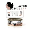 3Coty comida húmida para gatos com peru e coelho 80 g