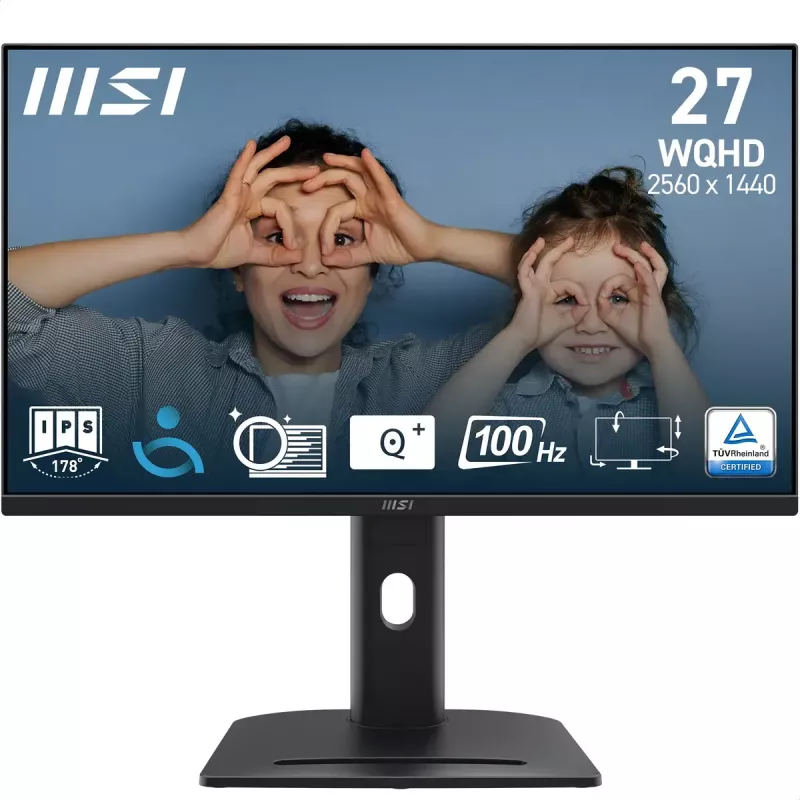 Monitor MSI Pro MP275QPG 27 polegadas IPS LCD QHD 2560x1440