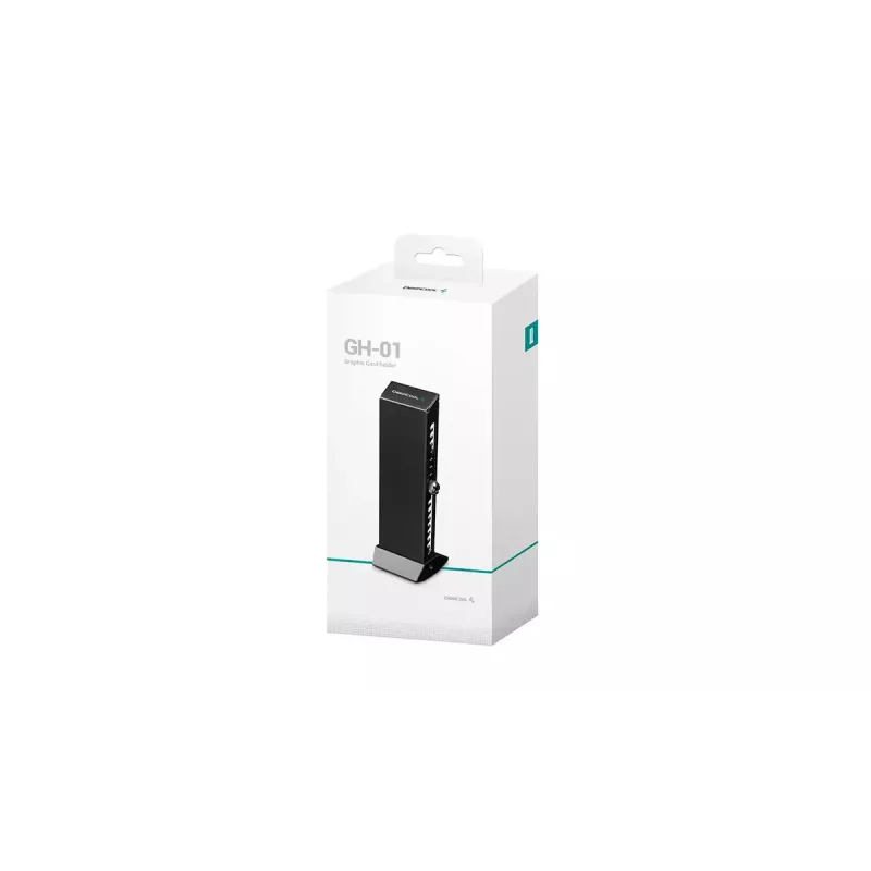 Suporte para placa gráfica DeepCool GH-01 Universal, preto, 52,6 × 60,6 × 163,7 mm