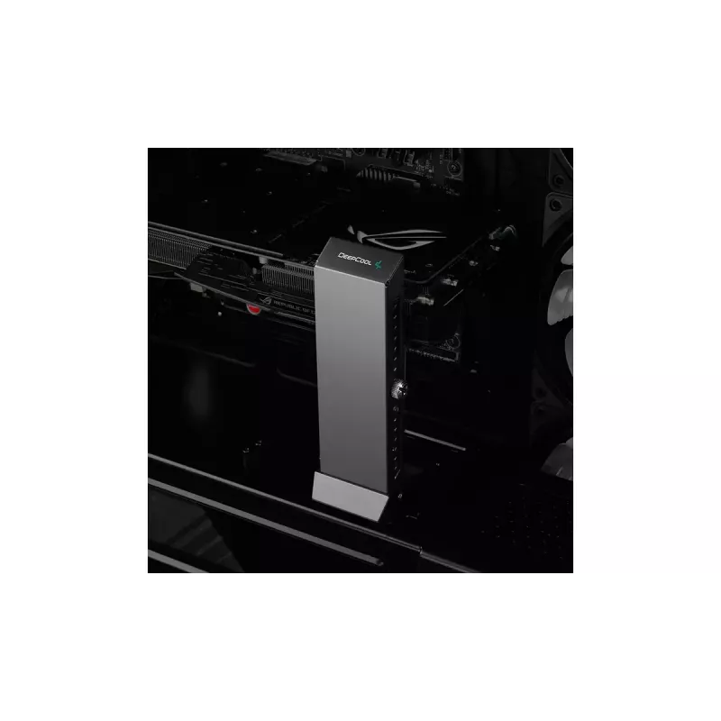 Suporte para placa gráfica DeepCool GH-01 Universal, preto, 52,6 × 60,6 × 163,7 mm