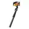 Pau de selfie UGREEN LP680 Bluetooth com comando, extensível até 1,7 m, altura máxima 180 cm, compatibilidade universal, preto
