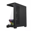 Caixa PC Mid-Tower MODECOM VOLCANO STELLAR PLUS ARGB MIDI, 5 ventoinhas frontais, vidro temperado, USB-C