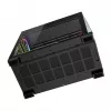 Caixa PC Mid-Tower MODECOM VOLCANO STELLAR PLUS ARGB MIDI, 5 ventoinhas frontais, vidro temperado, USB-C