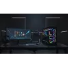 Caixa PC Mid-Tower MODECOM VOLCANO STELLAR PLUS ARGB MIDI, 5 ventoinhas frontais, vidro temperado, USB-C
