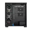 Caixa PC Mid-Tower MODECOM VOLCANO STELLAR PLUS ARGB MIDI, 5 ventoinhas frontais, vidro temperado, USB-C