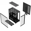 Caixa de PC MODECOM VOLCANO STELLAR PLUS MIDI PRETO — Mid-Tower ATX, vidro temperado, USB-C, suporta placas gráficas até 420 mm