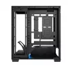 Caixa de PC MODECOM VOLCANO STELLAR PLUS MIDI PRETO — Mid-Tower ATX, vidro temperado, USB-C, suporta placas gráficas até 420 mm