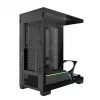 Caixa de PC MODECOM VOLCANO STELLAR PLUS MIDI PRETO — Mid-Tower ATX, vidro temperado, USB-C, suporta placas gráficas até 420 mm