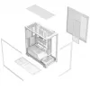 Caixa de PC MODECOM VOLCANO STELLAR PLUS MIDI BRANCO — Midi Tower, microATX, vidro temperado, USB-C, suporta GPU 420 mm