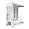 Caixa de PC MODECOM VOLCANO STELLAR PLUS MIDI BRANCO — Midi Tower, microATX, vidro temperado, USB-C, suporta GPU 420 mm