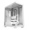Caixa de PC MODECOM VOLCANO STELLAR PLUS MIDI BRANCO — Midi Tower, microATX, vidro temperado, USB-C, suporta GPU 420 mm