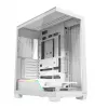Caixa de PC MODECOM VOLCANO STELLAR PLUS MIDI BRANCO — Midi Tower, microATX, vidro temperado, USB-C, suporta GPU 420 mm