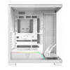 Caixa de PC MODECOM VOLCANO STELLAR PLUS MIDI BRANCO — Midi Tower, microATX, vidro temperado, USB-C, suporta GPU 420 mm