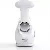 Máquina de picar carne SMAPP modelo 490.81 BRANCO – 2200 W, 1 velocidade, 2,7 kg/min, 3 discos perfurados, branco, acessório de trituração