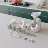Máquina de picar carne SMAPP modelo 490.81 BRANCO – 2200 W, 1 velocidade, 2,7 kg/min, 3 discos perfurados, branco, acessório de trituração