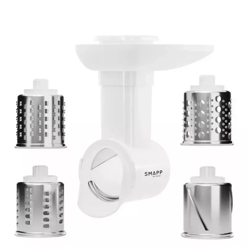 Máquina de picar carne SMAPP modelo 490.81 BRANCO – 2200 W, 1 velocidade, 2,7 kg/min, 3 discos perfurados, branco, acessório de trituração