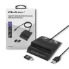Leitor de cartões QOLTEC Smart ID Card Reader Intelligenst modelo 50636 USB Type-C