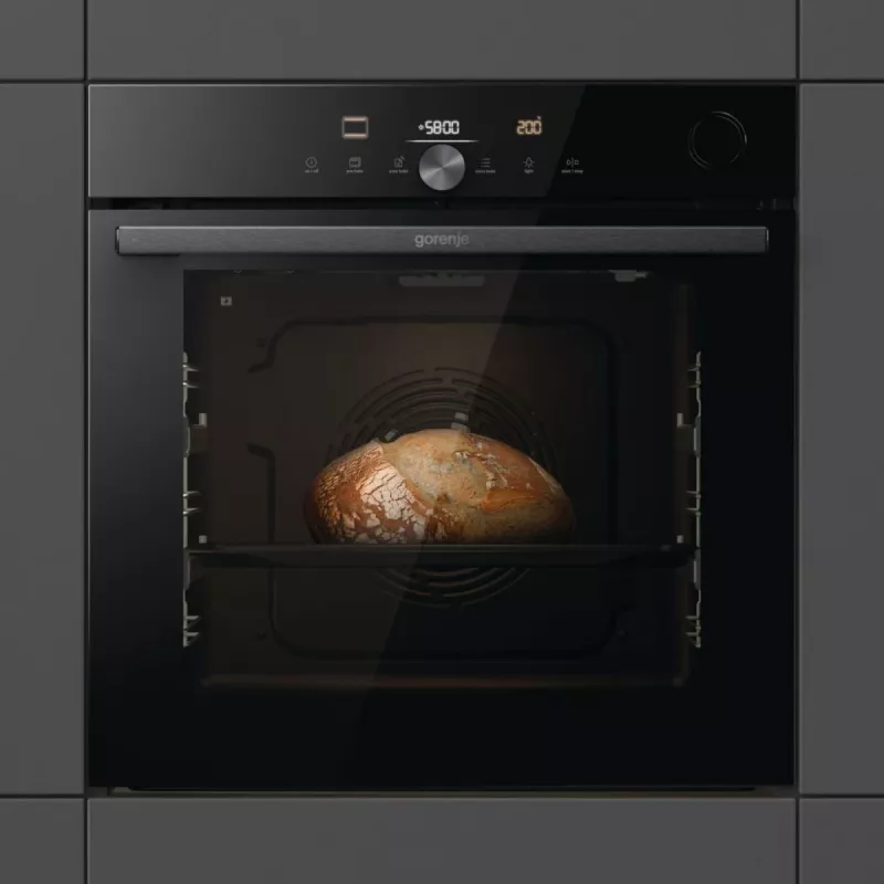 Forno elétrico Gorenje G600 BPSA6747DGWI RAL9005, grande, elétrico, 77 L, 3500 W, 77 L, 2300 W