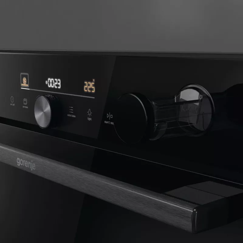 Forno elétrico Gorenje G600 BPSA6747DGWI RAL9005, grande, elétrico, 77 L, 3500 W, 77 L, 2300 W