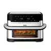 Tefal Dual Easy Fry Flex EY922D fritadeira de ar quente, 9 L, preto/aço inoxidável