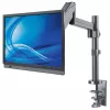 Suporte de mesa Manhattan para TV e monitores (Full-Motion com mola a gás), para ecrãs de 13 polegadas a 27 polegadas, montagem por aperto ou por tubo, compatibilidade VESA: 75x75 mm e 100x100 mm – verifique as dimensões dos quatro orifícios de fixação na parte traseira do ecrã para garantir que encaixam, máx. 8 kg, suporte