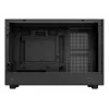 Caixa de PC DeepCool CH260 Micro Tower preto — Micro-ATX/Mini-ITX, vidro temperado, USB-C, GPU máx. 413 mm