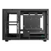 Caixa de PC DeepCool CH260 Micro Tower preto — Micro-ATX/Mini-ITX, vidro temperado, USB-C, GPU máx. 413 mm
