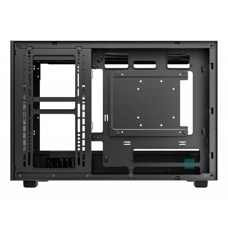Caixa de PC DeepCool CH260 Micro Tower preto — Micro-ATX/Mini-ITX, vidro temperado, USB-C, GPU máx. 413 mm