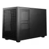 Caixa de PC DeepCool CH260 Micro Tower preto — Micro-ATX/Mini-ITX, vidro temperado, USB-C, GPU máx. 413 mm
