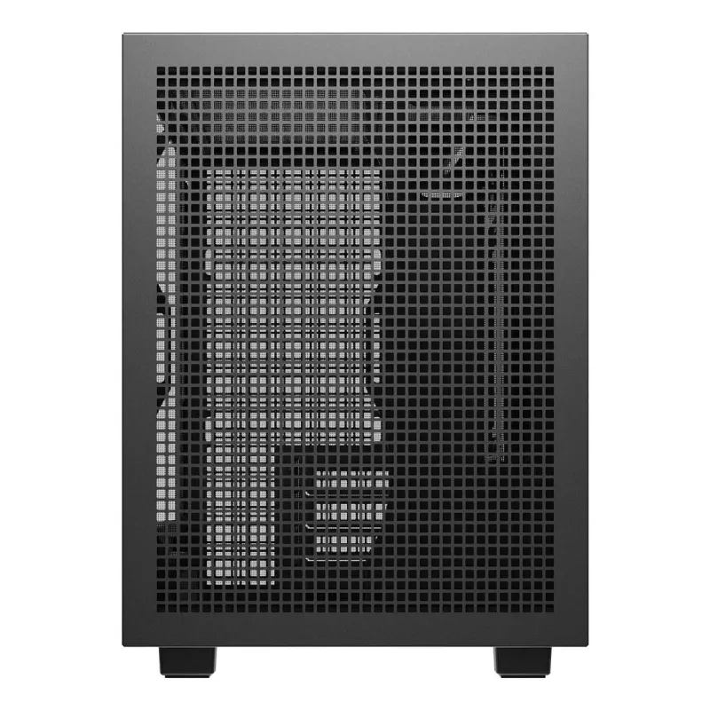 Caixa de PC DeepCool CH260 Micro Tower preto — Micro-ATX/Mini-ITX, vidro temperado, USB-C, GPU máx. 413 mm