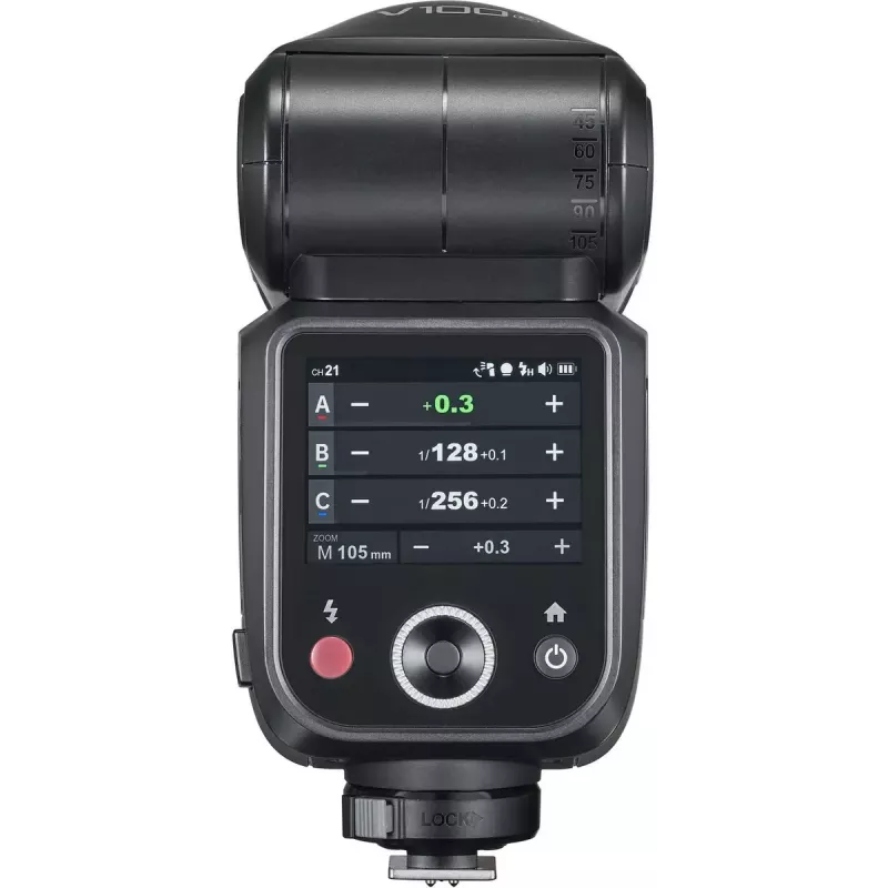 Flash Godox V100 para Sony – flash portátil de 100 Ws para câmara, bateria recarregável incorporada
