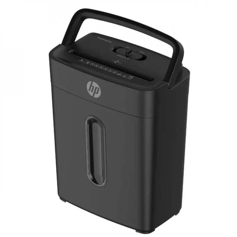 Destruidora de documentos HP One Shred 6CC corte em partículas 68 dB preta