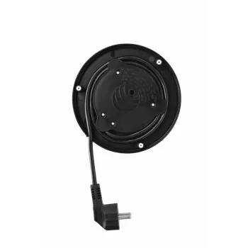 Chaleira elétrica ETA Emma 1,5 l 2200 W aço inoxidável, preto, base de 360°