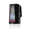 Chaleira elétrica ETA Emma 1,5 l 2200 W aço inoxidável, preto, base de 360°