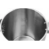 Chaleira elétrica ETA Emma 1,5 l 2200 W aço inoxidável, preto, base de 360°