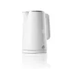 Chaleira elétrica ETA 1,5 L 2200 W branco aço inoxidável com termostato ajustável