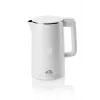 Chaleira elétrica ETA 1,5 L 2200 W branco aço inoxidável com termostato ajustável