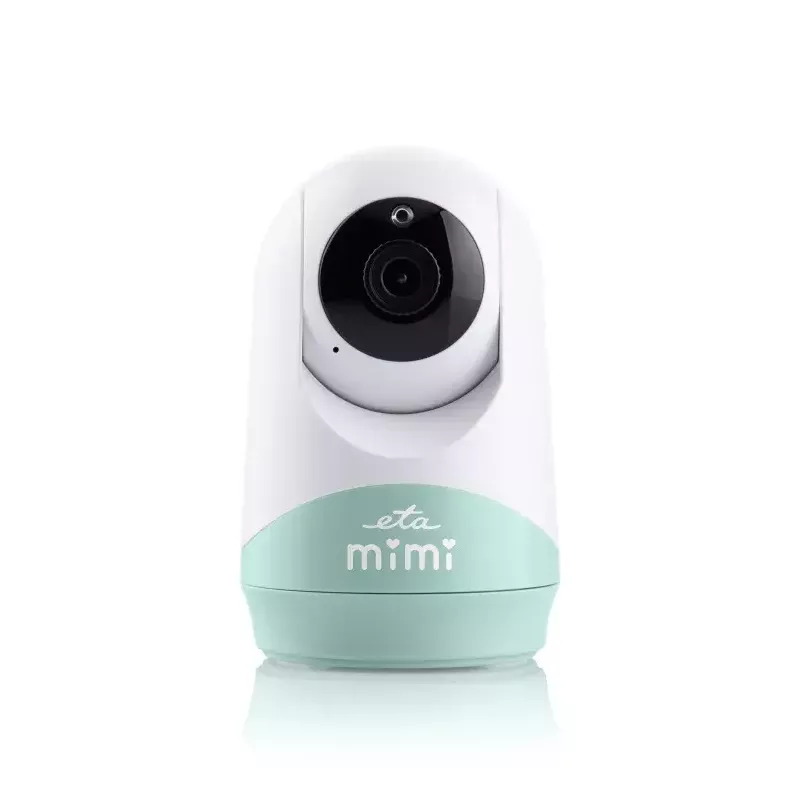 Intercomunicador para bebé ETA ETA530690000 com câmara flexível, branco/verde, vigilância remota visual