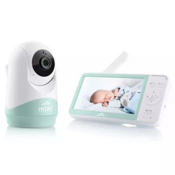 Intercomunicador para bebé ETA ETA530690000 com câmara flexível, branco/verde, vigilância remota visual