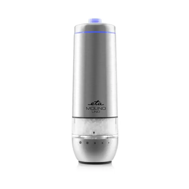 Moinho de especiarias elétrico ETA Molino Uno ETA292890000 aço inoxidável moinho de mesa compacto para pimenta e ervas secas
