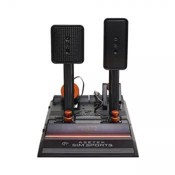 Conjunto de pedais de acelerador e travão Asetek Forte Sim Racing 40-010-0000003 para simuladores de corrida