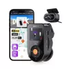 Dashcam para automóvel VANTRUE S1PRO MAX — gravador compacto de 2 canais, 3840×2160 F/1.8, objetiva principal 155°, Wi‑Fi, GPS, ecrã 2 polegadas, modo de estacionamento, microSD até 1 TB